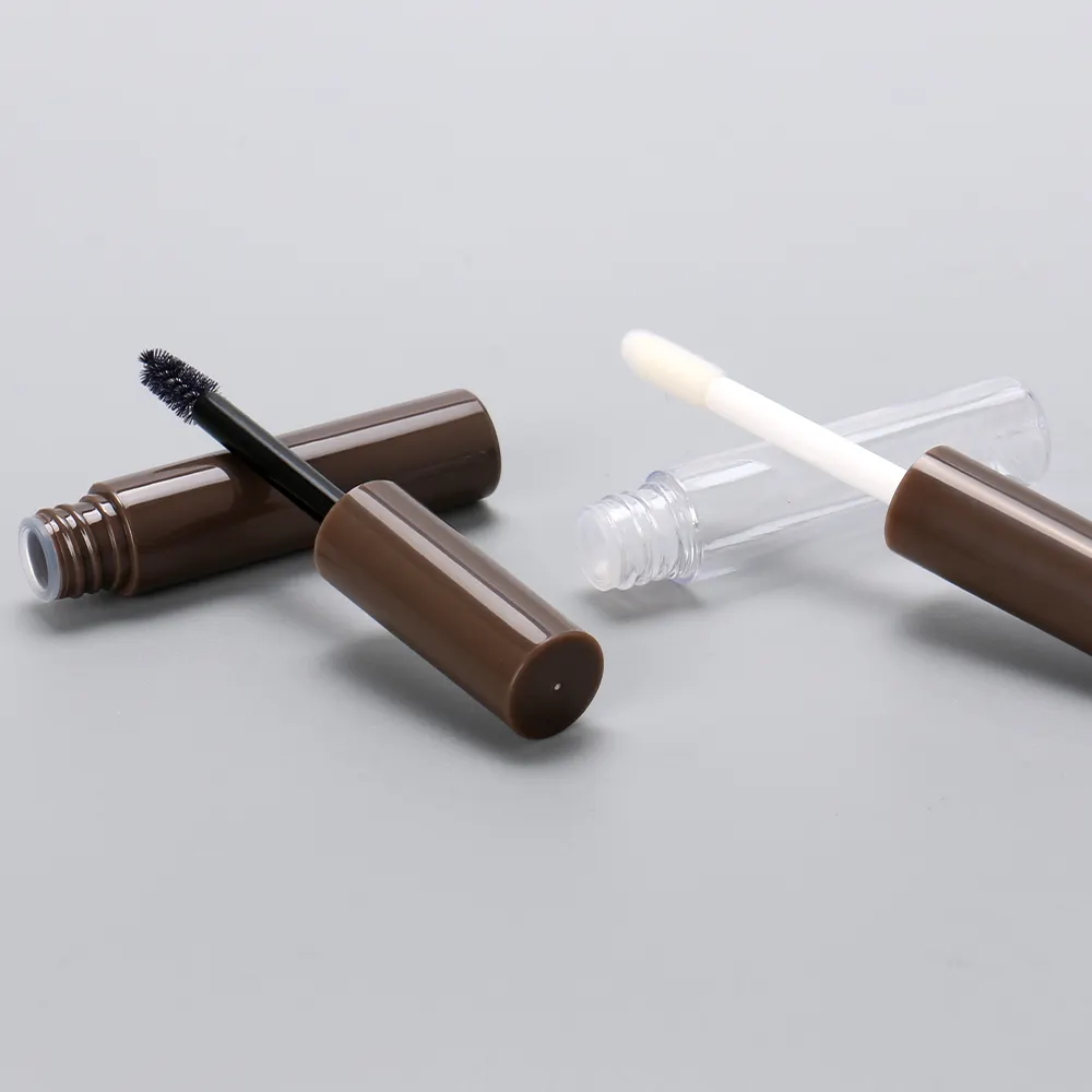 4ml Lip Glaze Lipgloss Eyelash Serum Tube Empty Eyeshade Eyebrow Gel Packaging Container With Different Brush