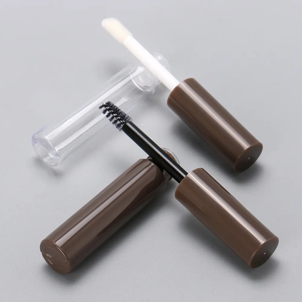 4ml Lip Glaze Lipgloss Eyelash Serum Tube Empty Eyeshade Eyebrow Gel Packaging Container With Different Brush
