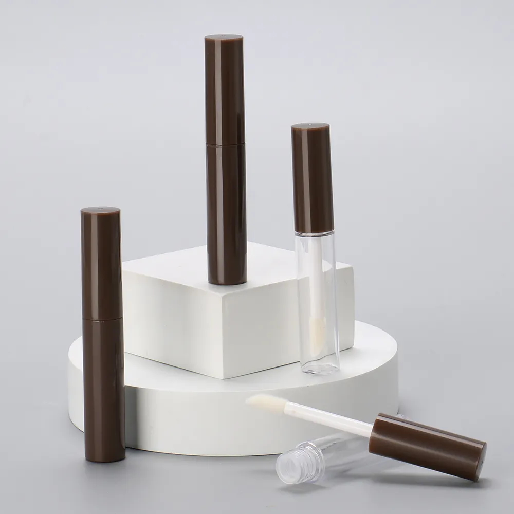 4ml Lip Glaze Lipgloss Eyelash Serum Tube Empty Eyeshade Eyebrow Gel Packaging Container With Different Brush