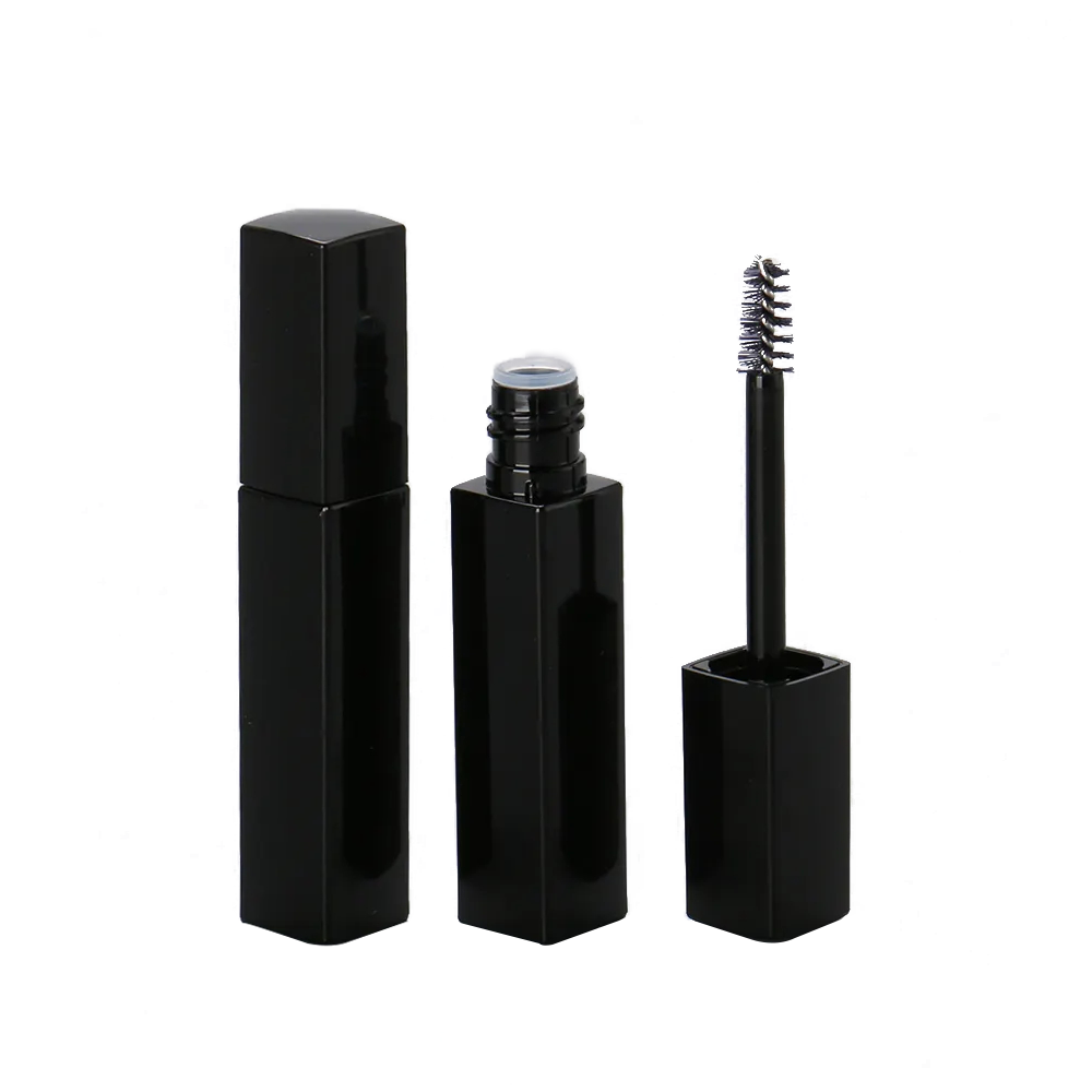 Eyelash Glue Bottles Eyeliner Mascara Container Square Empty Clear Black Mascara Lip Liner Tubes